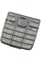 Клавиатура для Nokia E52 русифицированная (Серебро)