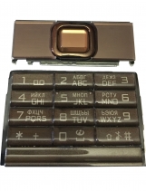 Клавиатура для Nokia 8800 Arte Sapphire русифицированная (Коричневая сапфир)