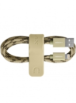 USB Кабель Momax Lightning Elite Link 2M MFI DL3 (Золотой)