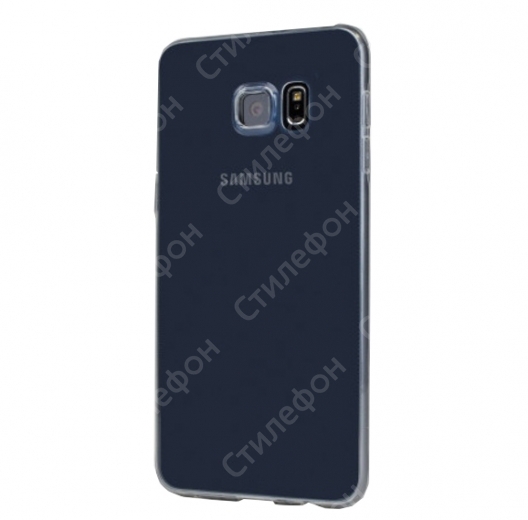 Чехол силиконовый для Samsung Galaxy S6 Edge Plus SM-G928F ультратонкий (Прозрачный)