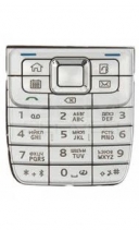 Клавиатура для Nokia E51 русифицированная (Белая)