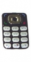Клавиатура Nokia 6136 Русифицированная (Черная)