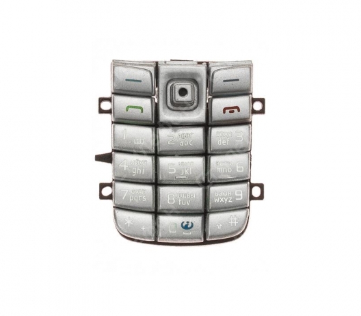 Клавиатура Nokia 6021 Русифицированная (Серебро)