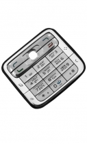 Клавиатура для Nokia N73 русифицированная (Белая)