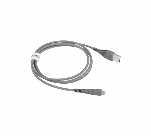 Кабель усиленный Momax Tough Link Lightning Cable 1.2м (Серый)