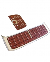 Клавиатура для Nokia E75 русифицированная Комплект (Красная)