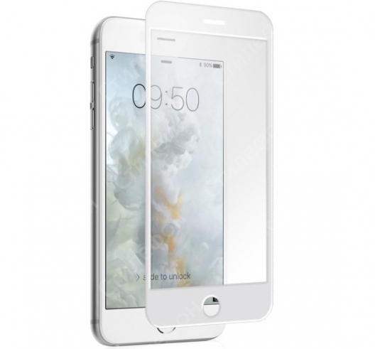 Защитное стекло для iPhone 7 на весь экран (Белое)
