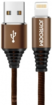 Кабель USB Joyroom Armor Series Fabric Braided Lightning Cable 1.2m L316 (Кофе)