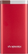 Внешний Аккумулятор Monarch Power Bank Dual Input 10000mAh (Красный)