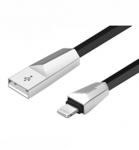 Кабель для Apple iPhone, iPad, iPod Hoco X4 Zinc Rhombic Lightning Cable 1.2m (Черный)