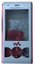 Корпус для Sony Ericsson W595 (Бело - красный)