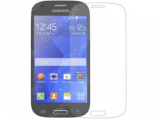 Защитное стекло Samsung G313 Galaxy Ace 4 бронированное (Закруглённое)