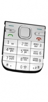 Клавиатура Nokia C5 Русифицированная (Белая)