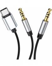 Кабель AUX Baseus L38 Audio Cable USB Type-C — 3.5 мм / 3.5 мм
