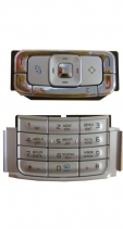 Клавиатура для Nokia N95 русифицированная (Серебро)