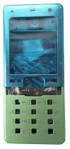 Корпус для Sony Ericsson T650i с англ раскладкой (Зелёный)