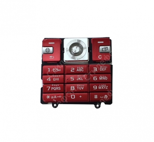 Клавиатура Sony Ericsson K610i Русифицированная (Красная)