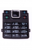 Клавиатура Nokia 6300 Русифицированная (Черная)