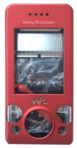 Корпус для Sony Ericsson W580i (Красный)