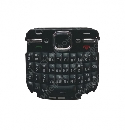Клавиатура Nokia С3 Русифицированная (Черная)