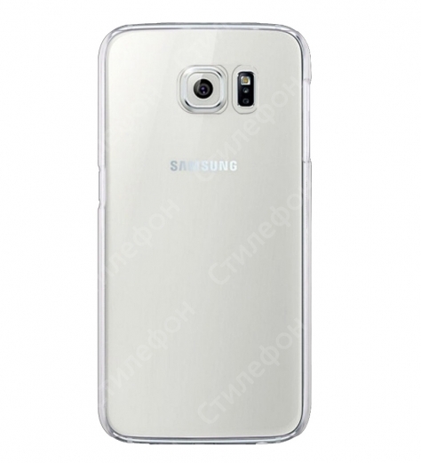 Чехол силиконовый для Samsung Galaxy S6 ультратонкий (Прозрачный)