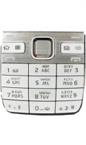 Клавиатура для Nokia E52 русифицированная (Белая)
