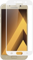 Защитное стекло на весь экран 0.3мм для Samsung Galaxy A7 2017 SM A720F (Белое)