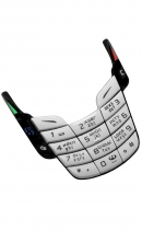 Клавиатура Nokia 6600 русифицированная (Белая)