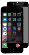 Защитное стекло 0.3мм на весь экран AntiSpy Glass Антишпион для iPhone 6s (Чёрное)