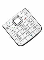 Клавиатура Nokia 6120 Classic Русифицированная (Белая)