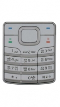 Клавиатура Nokia 6500 Classic Русифицированная (Серебряная)