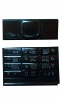 Клавиатура для Nokia 8800 Arte Black русифицированная (Черная)