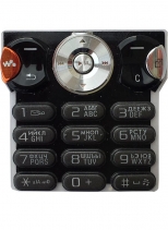 Клавиатура Sony Ericsson W810i Русифицированная (Чёрная)