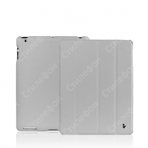 Чехол для iPad 2 / 3 / 4 кожаный смарт кейс Jison (Серый)