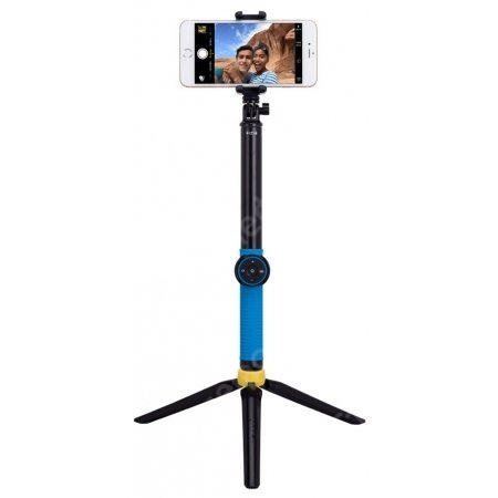 Монопод Momax Hero Selfie Pod 150 см KMS8 + трипод (Синий)