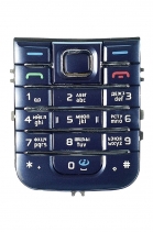 Клавиатура Nokia 6233 Русифицированная (Синяя)
