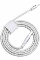 Кабель USB Momax Elite Link Pro 1m MFi Lightning Натуральная Кожа (Белый)