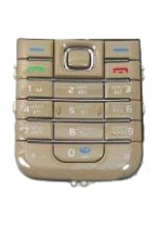 Клавиатура Nokia 6233 Русифицированная (Золотая)
