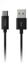 Кабель USB Type C Rock С1 Cable 1m (Черный)