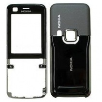 Корпус для Nokia 6124 (Черный / серебряный)