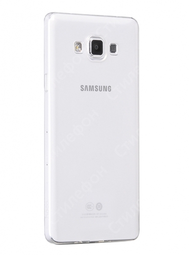 Чехол силиконовый для Samsung Galaxy A5 (A5000) ультратонкий (Прозрачный)