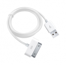 Apple USB дата кабель для iPhone 4 / 4S / iPod 4 / iPad 2 (Техпак)