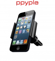 Автомобильный держатель в воздуховод Ppyple Vent Q5 для смартфонов (Чёрный)