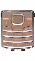 Клавиатура Nokia 6500 Classic русифицированная (Коричневая)