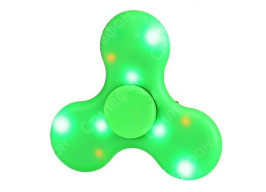 Спиннер музыкальный с Bluetooth и LED подсветкой (Зеленый)
