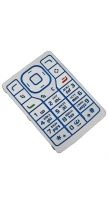 Клавиатура для Nokia N76 русифицированная (Синяя)