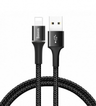Кабель Baseus Halo Data Cable USB — Apple Lightning 2м QC3.0 (Чёрный)