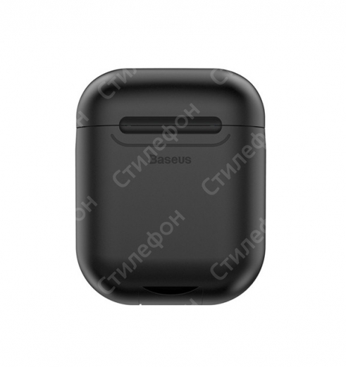 Чехол с беспроводной зарядкой для наушников AirPods Baseus Wireless Charging Case (Чёрный)