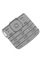 Клавиатура для Nokia N79 русифицированная (Серебряная)