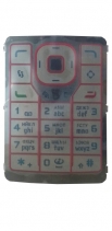 Клавиатура для Nokia N76 русифицированная (Красная)